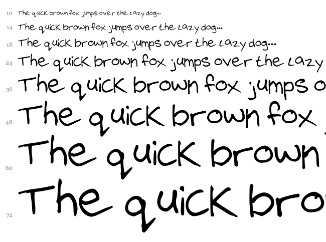 Steelgohsts Handwriting font waterfall